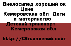 Внелосипед хороший ок › Цена ­ 3 000 - Кемеровская обл. Дети и материнство » Детский транспорт   . Кемеровская обл.